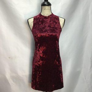 Velvet Sleeveless Sheath Dress